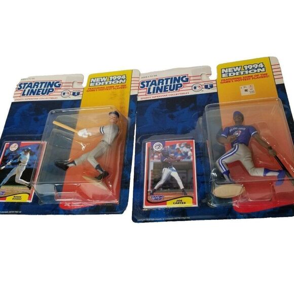 Kenner Other - MLB Starting Lineup Wade Boggs New York Yankees 1994 Toronto Blue Jay Joe Carter